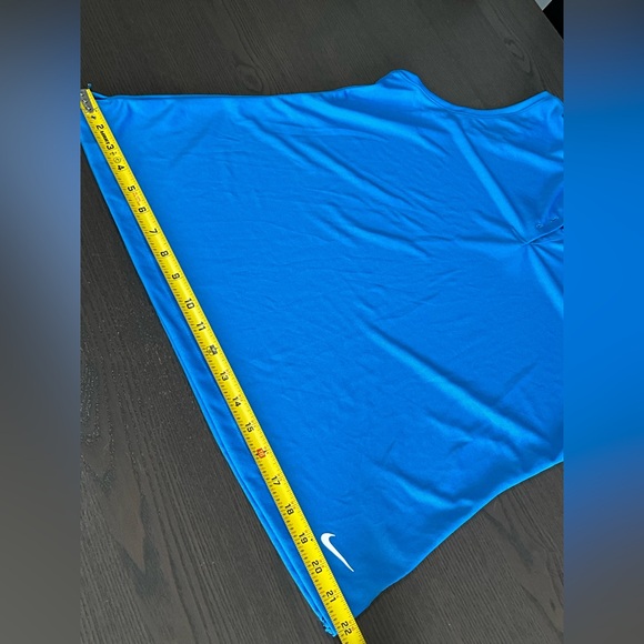 Nike Women's Blue Sleeveless Tank Top Collared Golf Shirt Dri Fit L-Transparent - Picture 4 of 13